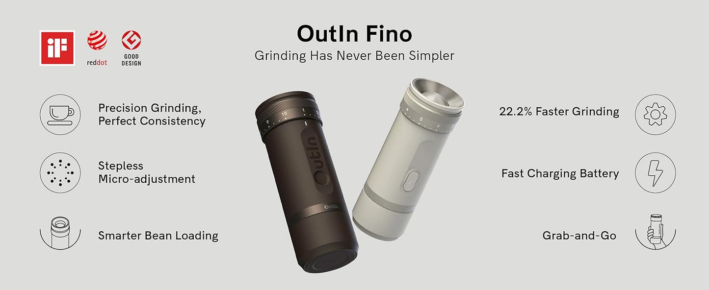 The Travel Coffee Grinder 🌍 | USB-C Fast Charge in 1 Hour ⚡️