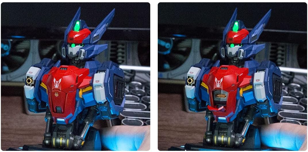 The Ultimate Desk Gadget 🤖 | GaN Charger in a Mecha Figure ✨