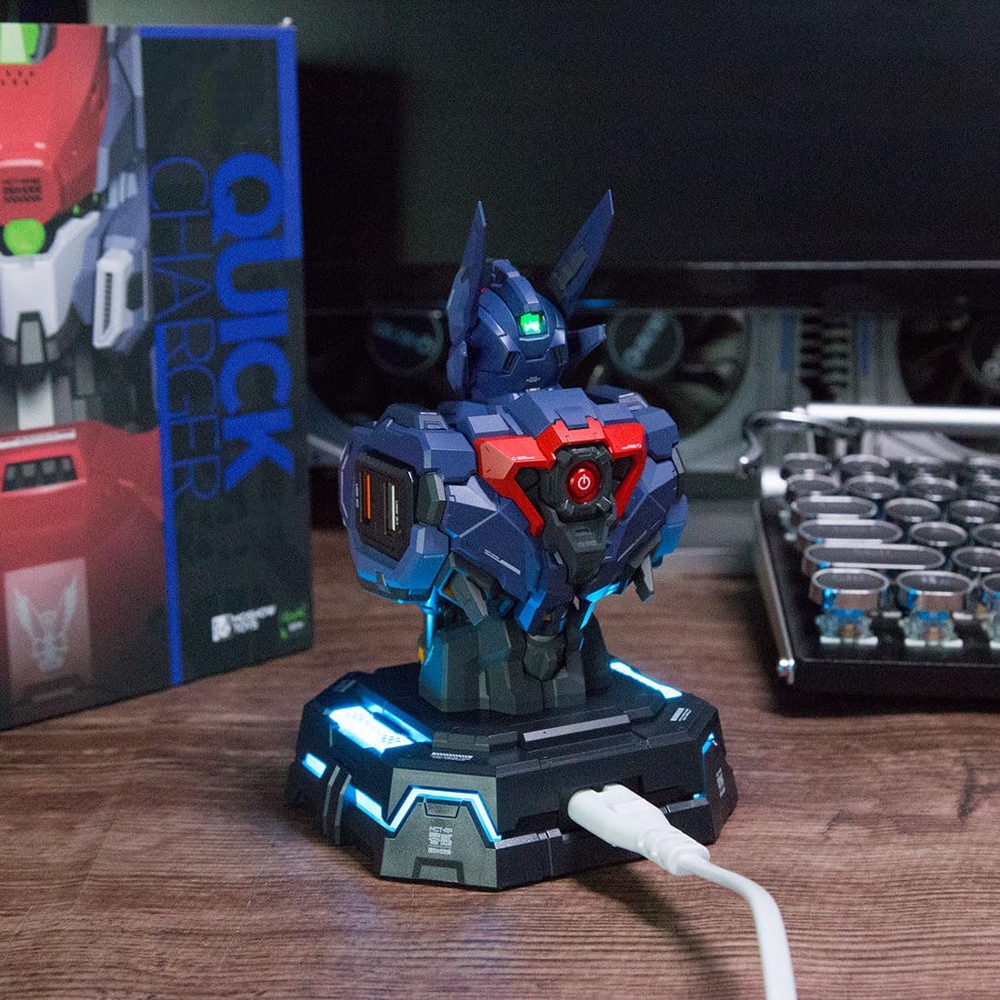 The Ultimate Desk Gadget 🤖 | GaN Charger in a Mecha Figure ✨
