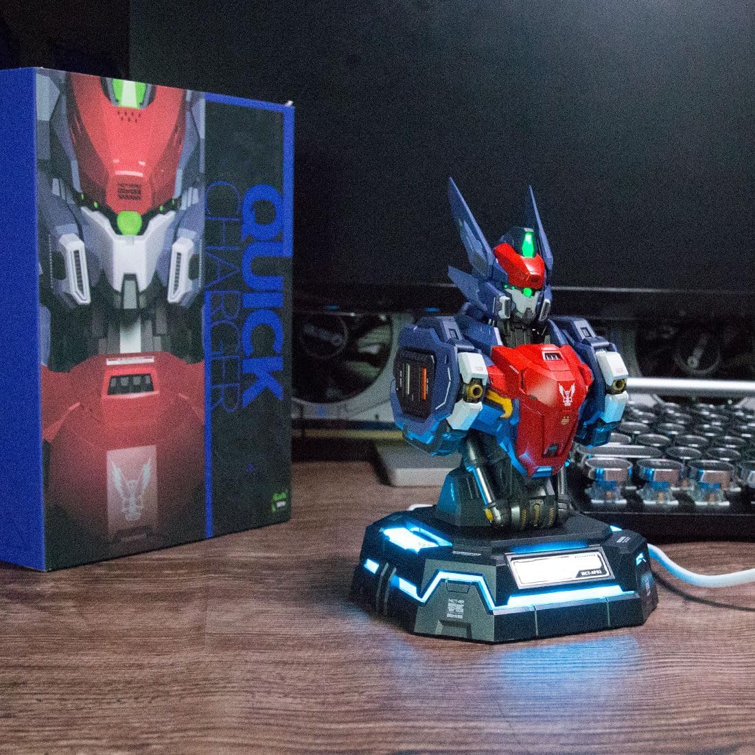 The Ultimate Desk Gadget 🤖 | GaN Charger in a Mecha Figure ✨