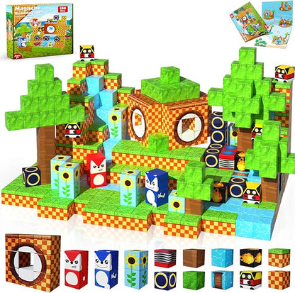 Spark Imagination! 150-Piece Magnetic Blocks Set 🧱🌈🦄 | STEM Building Toys for Kids Ages 3+