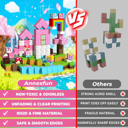 Spark Imagination! 150-Piece Magnetic Blocks Set 🧱🌈🦄 | STEM Building Toys for Kids Ages 3+